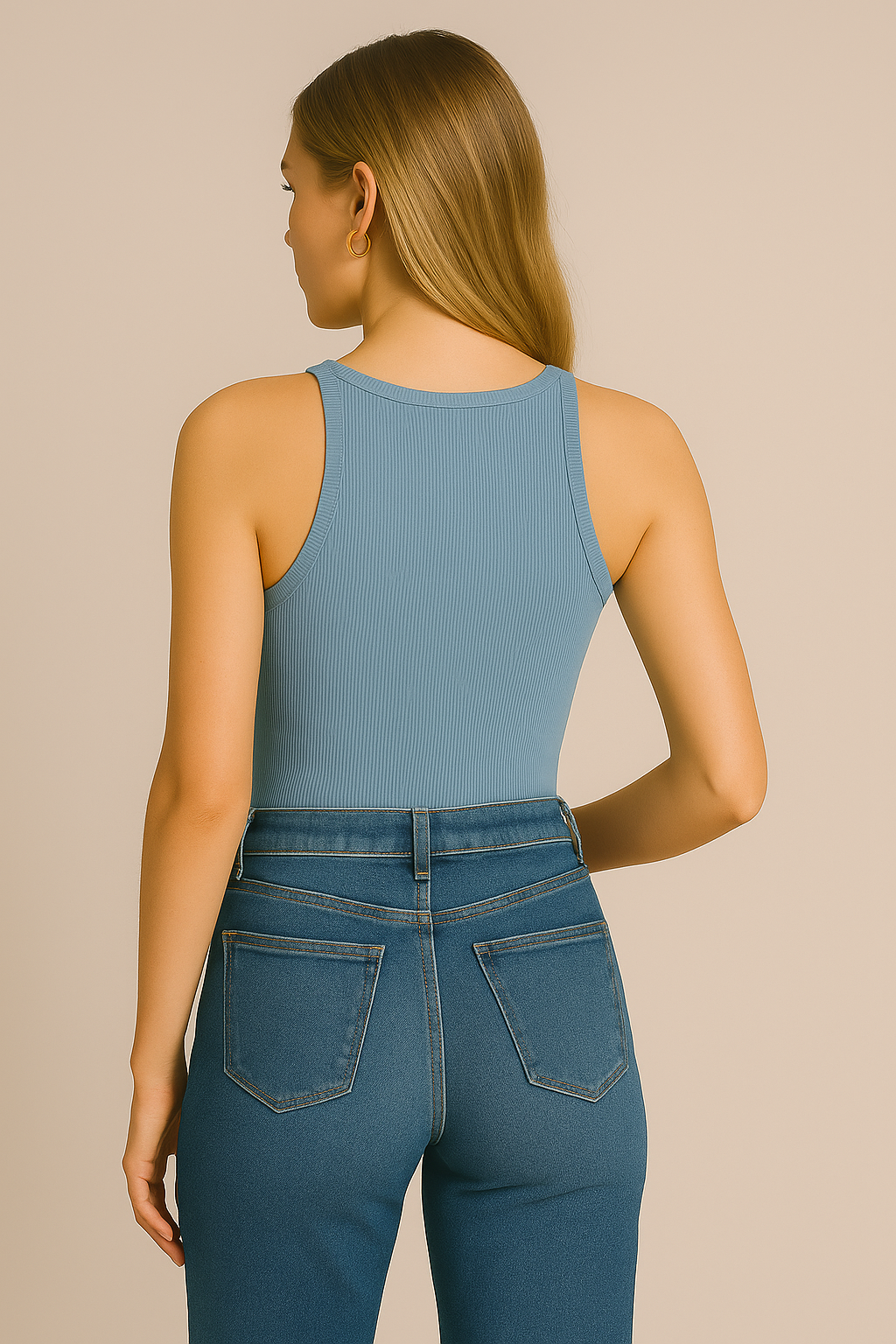 Blusas Para Mujer Tank Top N51140 Azul
