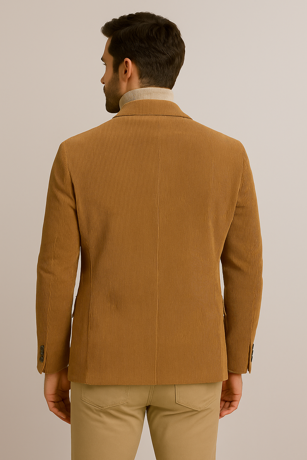 Sacos Para Hombre Tipo Pana FPANA Camel