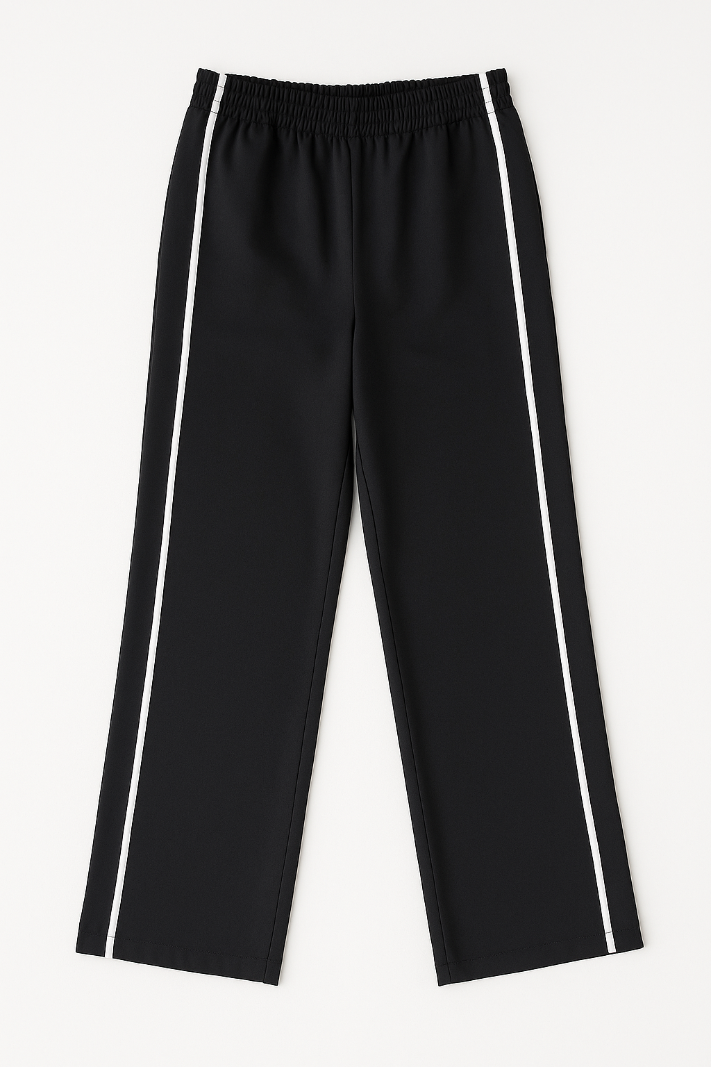 Pantalones Para Mujer Con Bies Frontal W53107 Negro