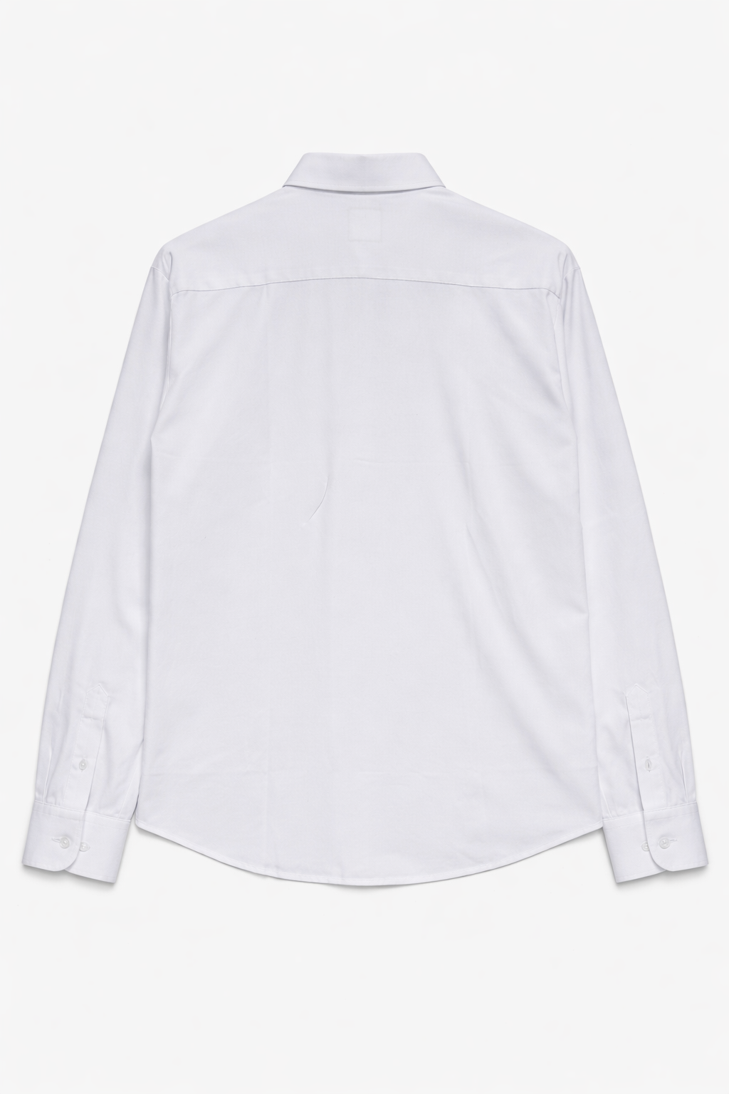 Camisa para Hombre Manga Larga Piqué Stretch Sin Arrugas B61401 Blanco