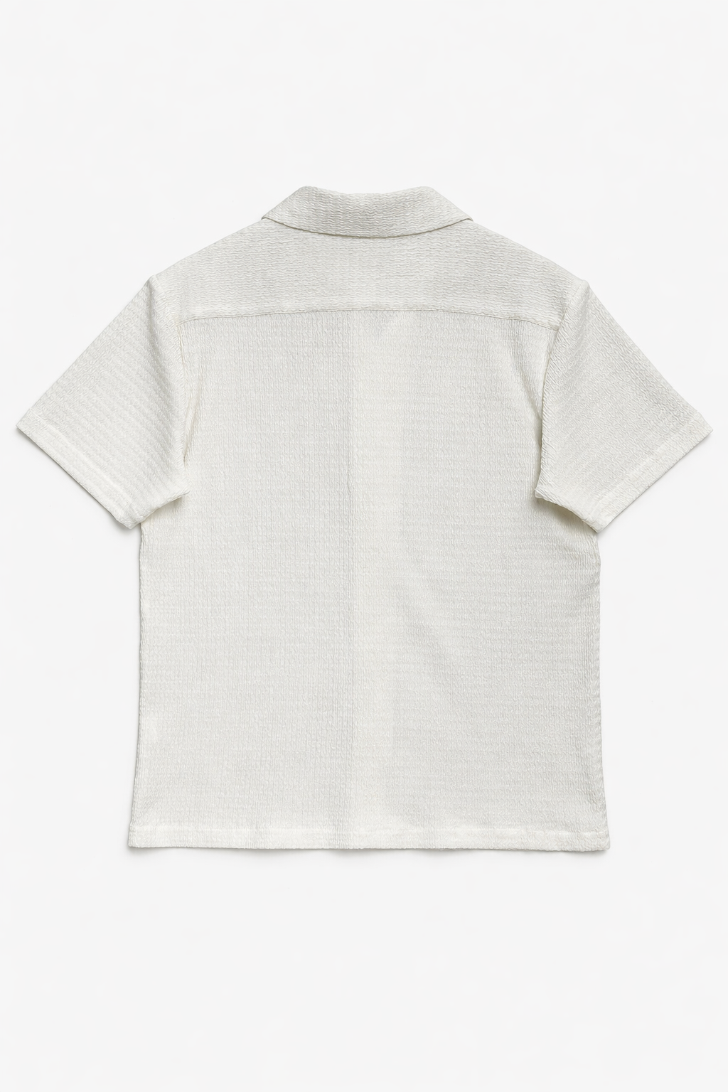 Camisa para Hombre Manga Corta Super Stretch Antiarrugas B61452 Hueso
