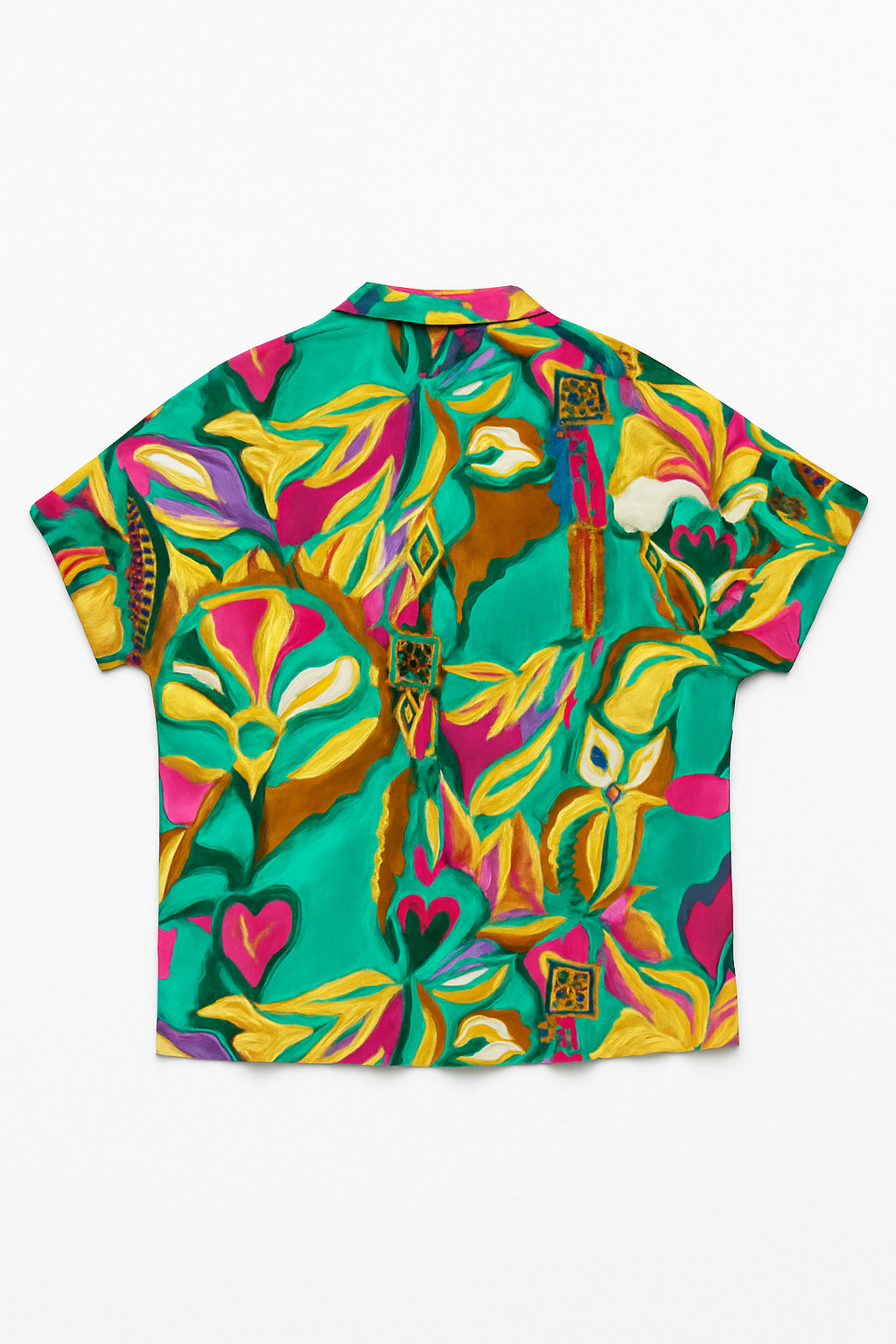 Blusas Para Mujer Camisera Estampada N51139 Unico