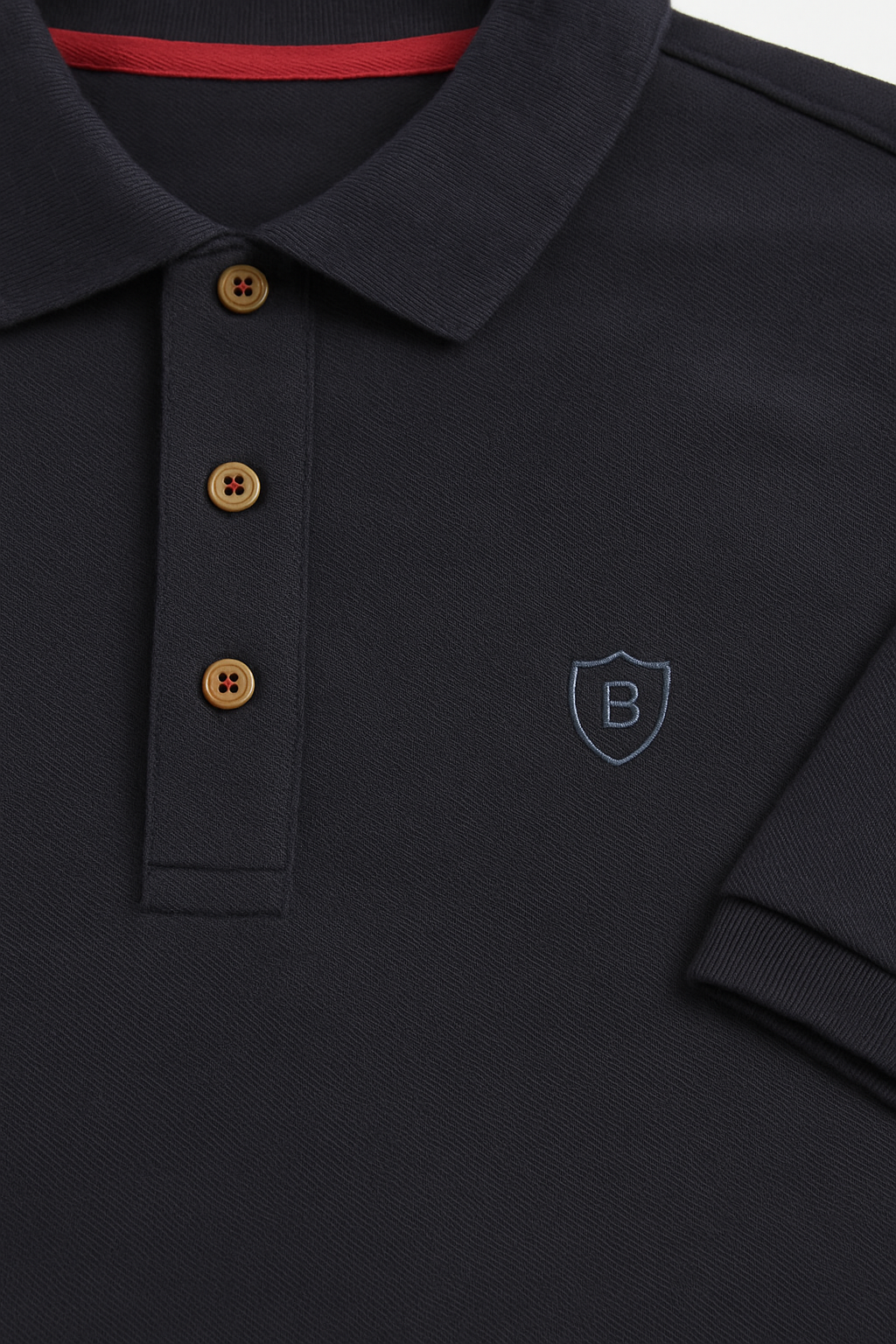 Playeras Polo Para Hombre Manga Corta Basica Bordado APOLOB Marino