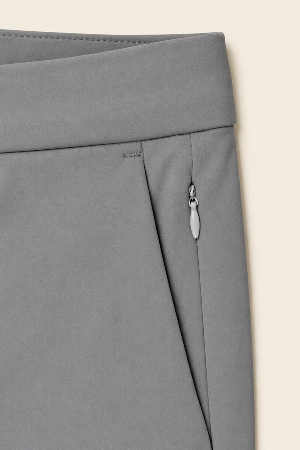 Pantalones Para Hombre Mechanic Formal Bolsillo Oculto Con Cierre G61301 Gris