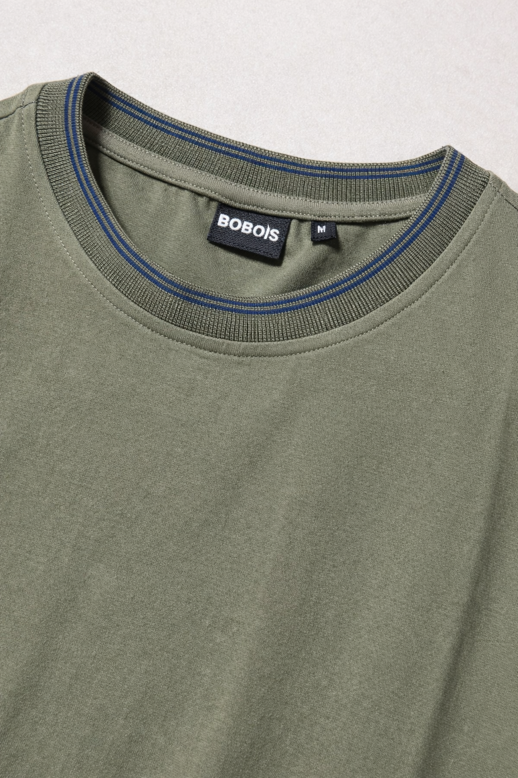 Playera para Hombre Cuello Redondo Stretch Antiarrugas A61403 Olivo