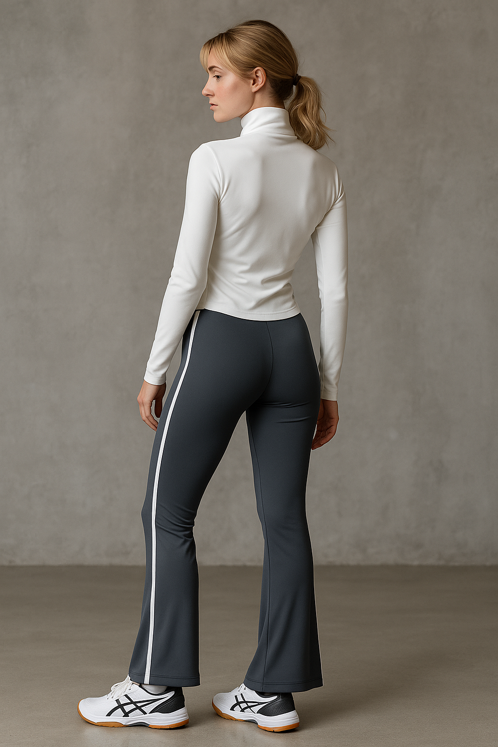 Chamarras Deportivas para Mujer Cierre Corto JYMC05 Blanco