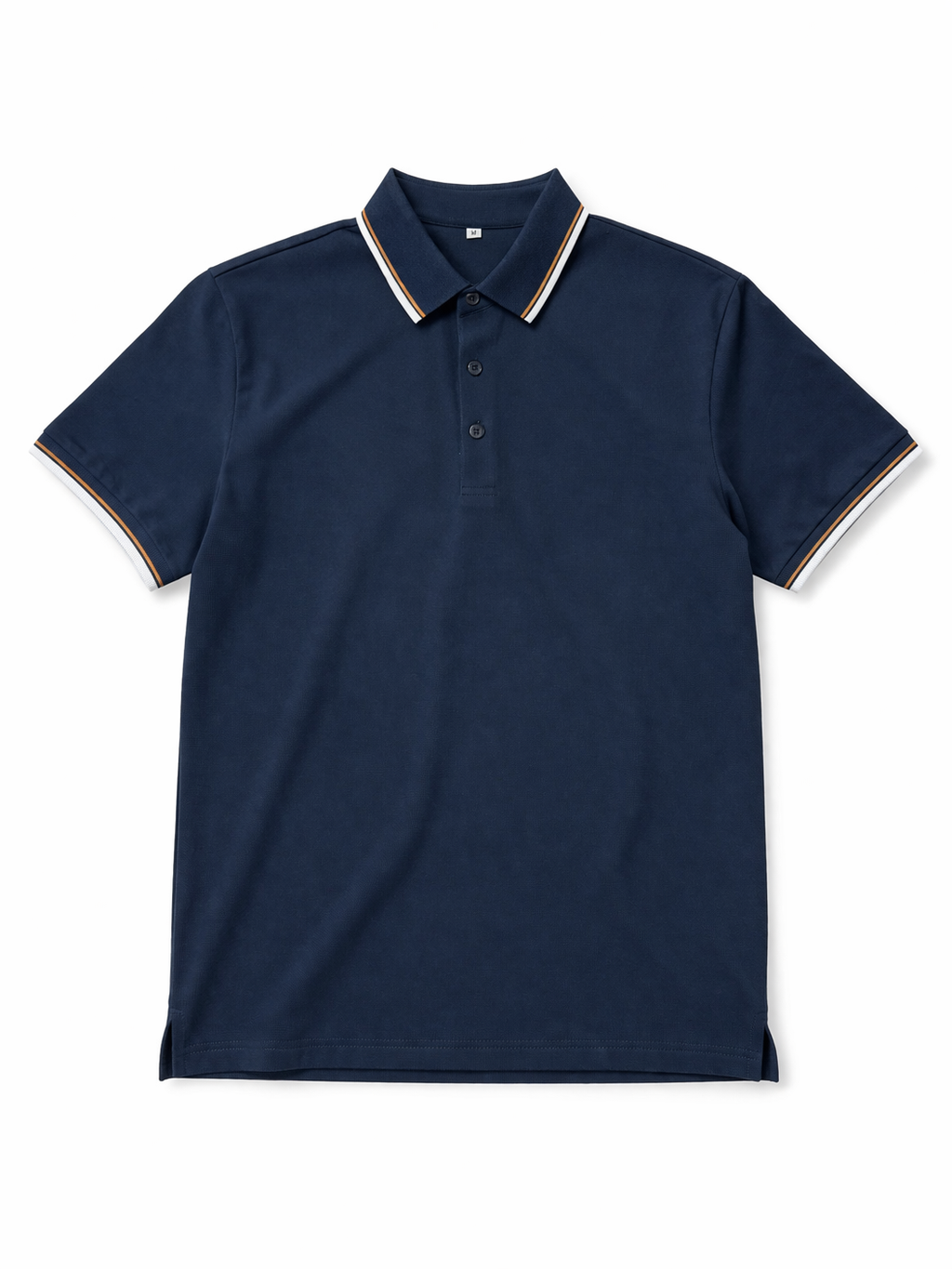 Playera Polo para Hombre Transpirable Stretch Antiarrugas A61413 Marino