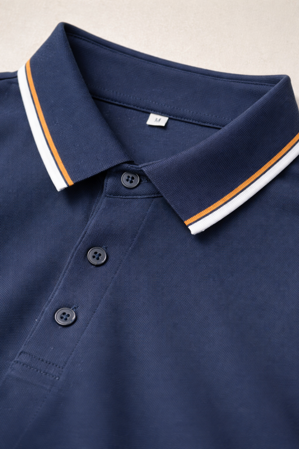 Playera Polo para Hombre Transpirable Stretch Antiarrugas A61413 Marino