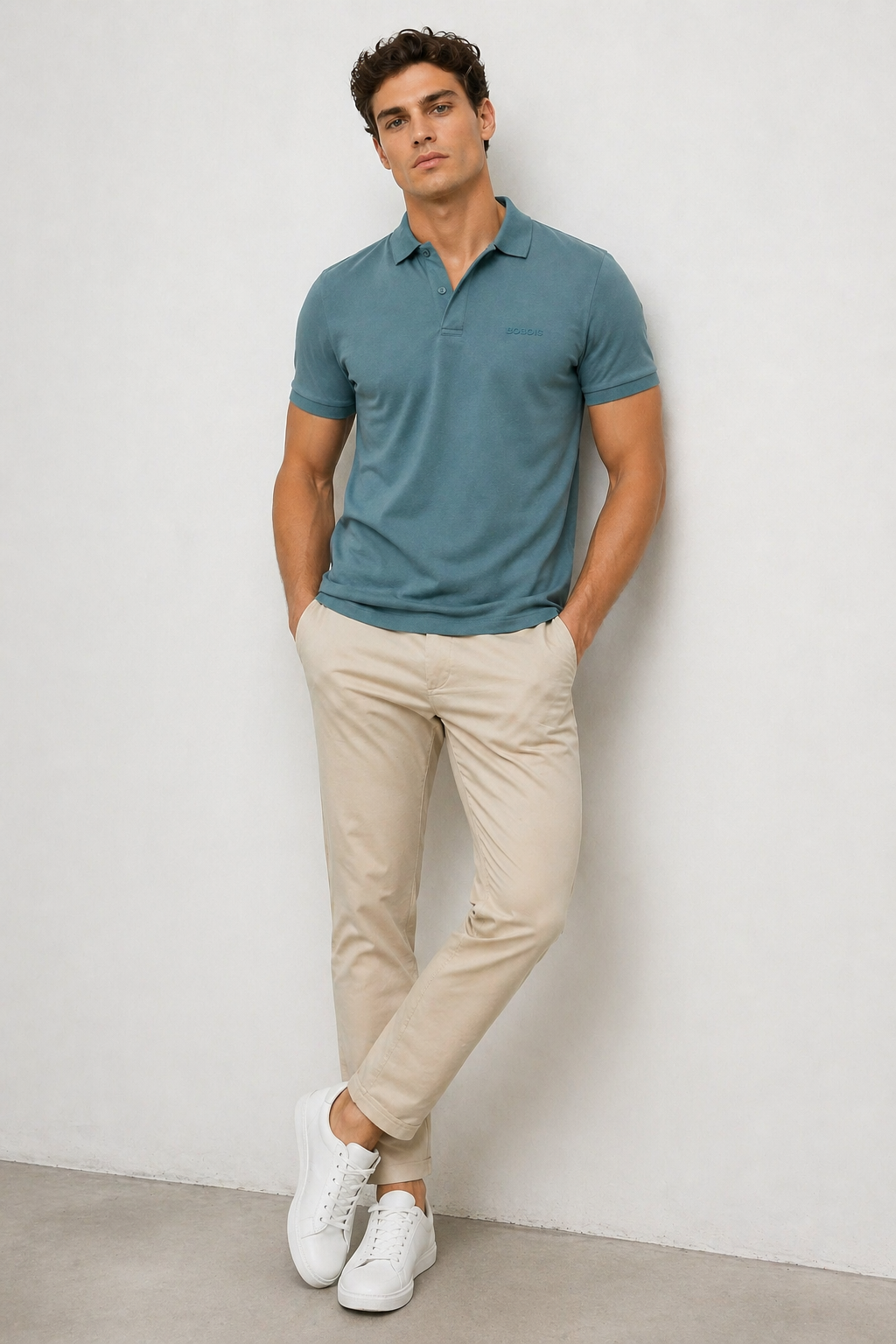Playeras Polo Para Hombre Manga Corta Basica APOLBS Verde