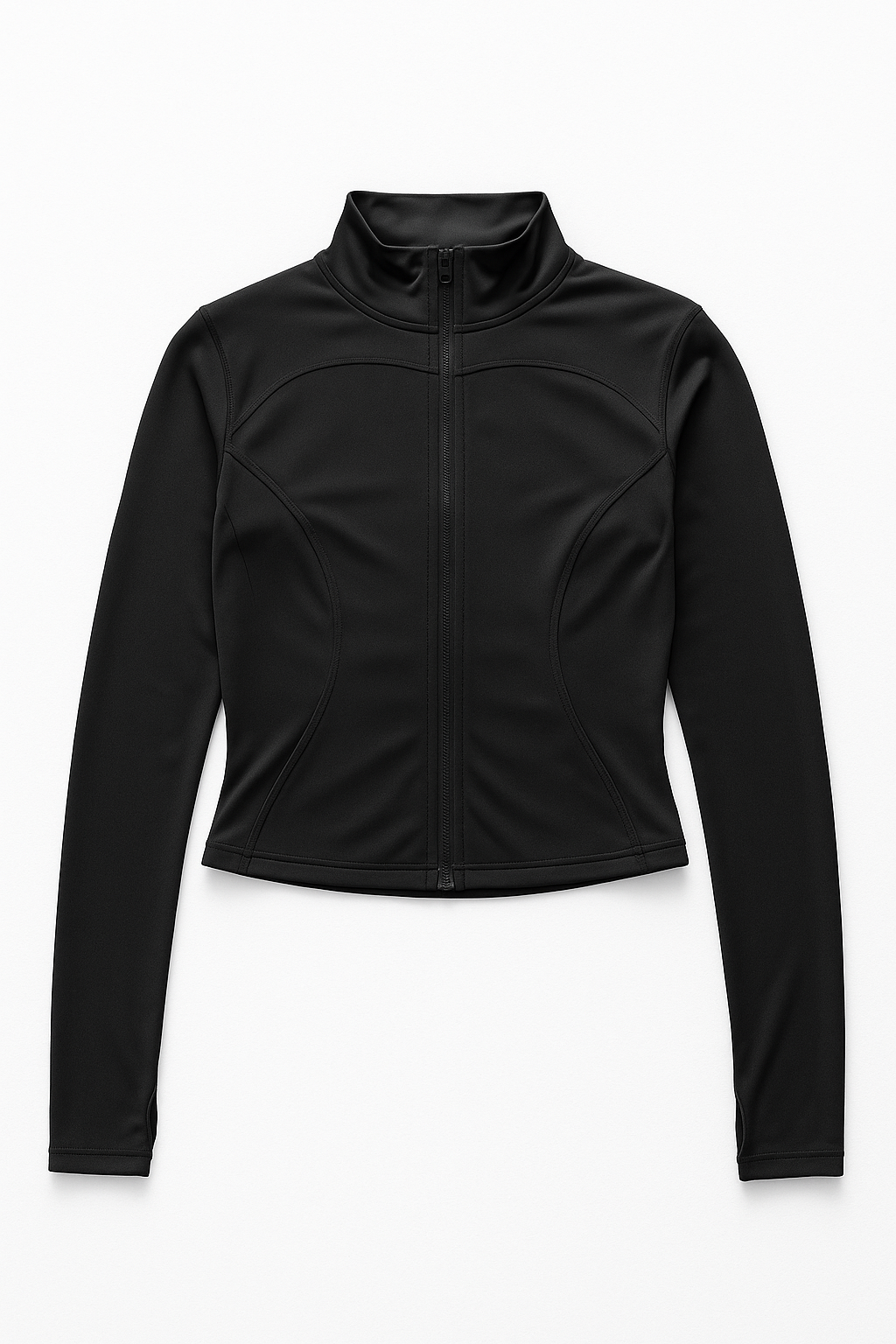 Chamarras Deportivas para Mujer Estilo Running Con Cierre MTWT01 Negro