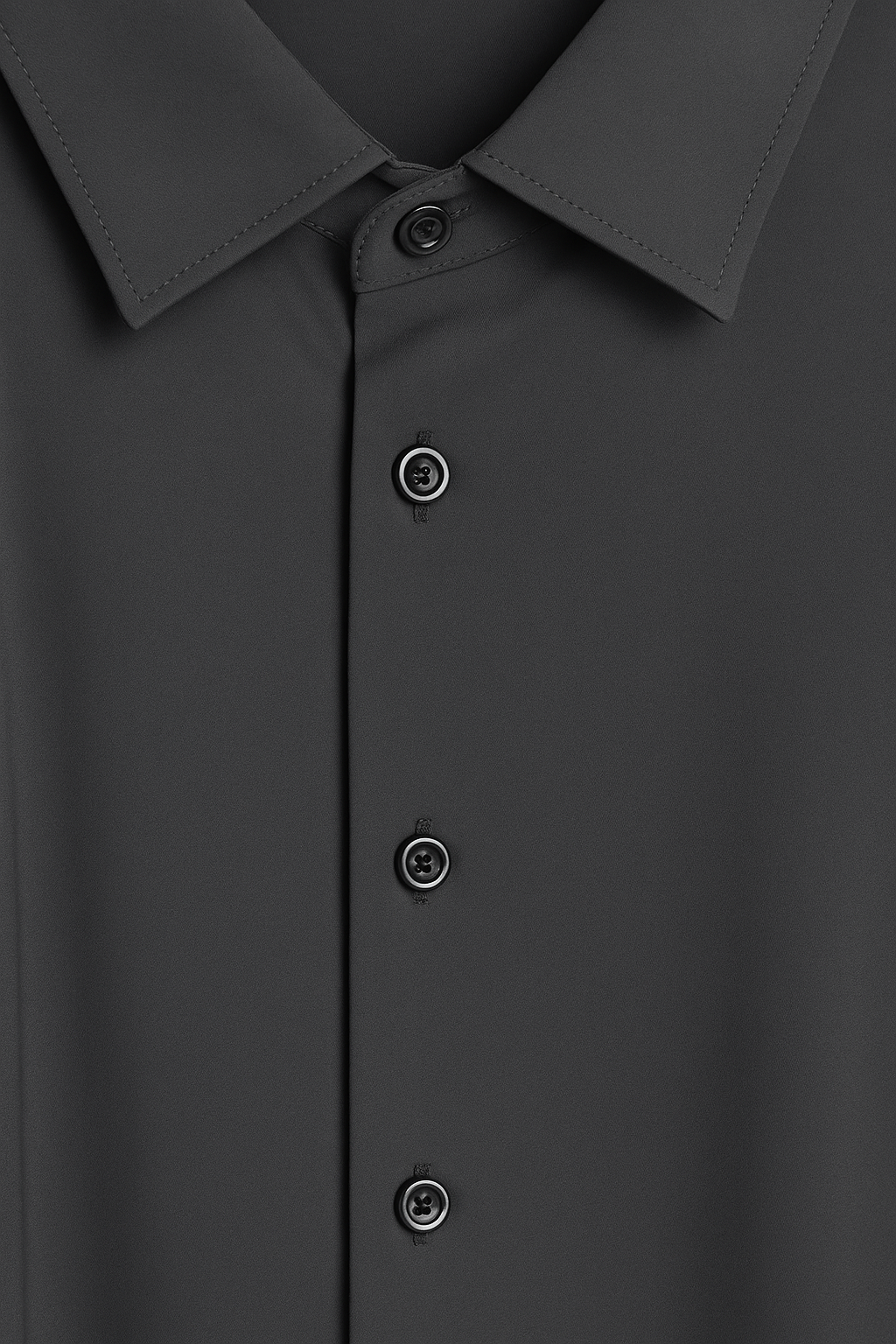 Camisas Para Hombre Premium Spandex B55401 Negro