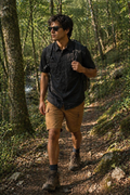 Camisa para Hombre Manga Corta Sport Outdoor Tipo Pescador BMCHI Negro