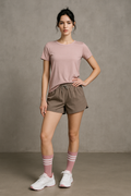 Playeras Deportivas para Mujer Básica MTHSDX Rosa