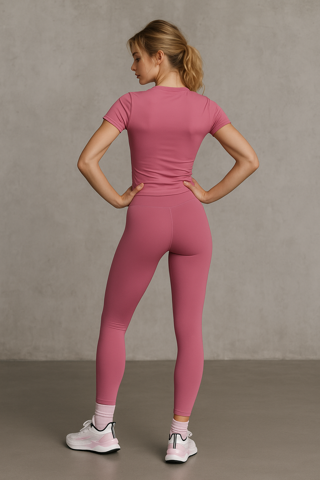 Playeras Deportivas para Mujer Ajustada Estilo Training MTDX40 Rosa