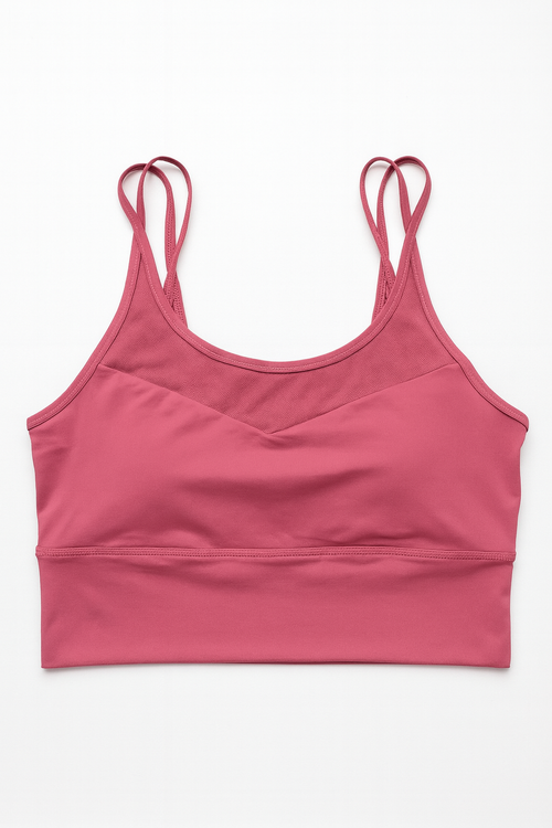 Tops Deportivos para Mujer Detalle Mesh MTXWX6 Rosa