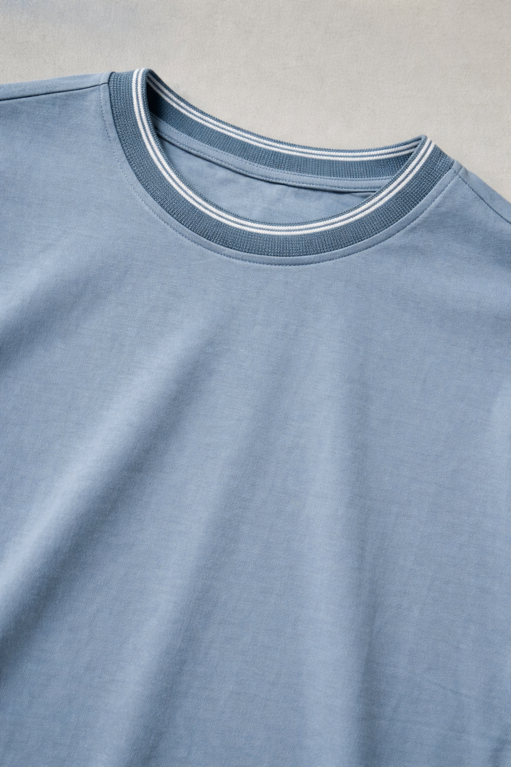 Playera para Hombre Cuello Redondo Stretch Antiarrugas A61403 Azul