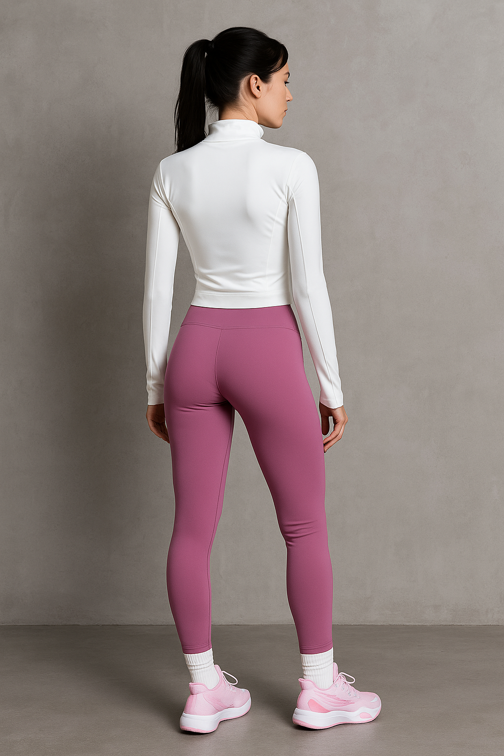 Leggins Deportivos para Mujer Básico MT21 Rosa