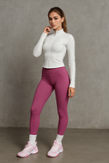 Chamarras Deportivas para Mujer Estilo Running Con Cierre MTWT01 Blanco