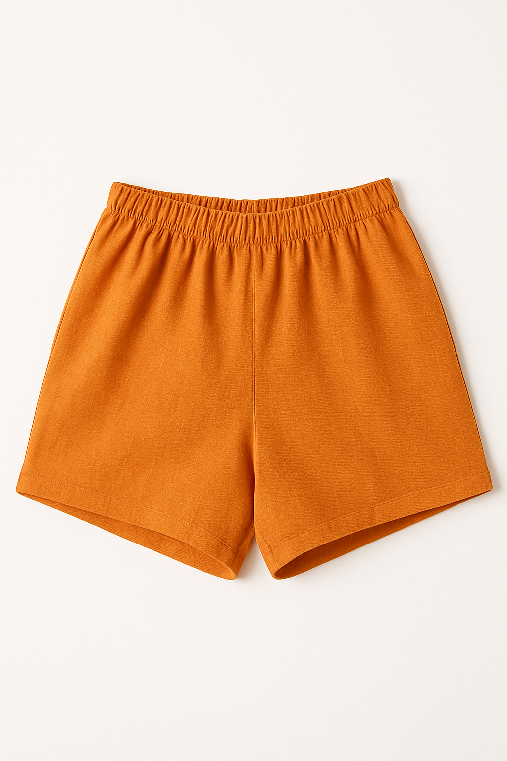 Shorts Para Mujer Basicos Con Elastico Y51103 Naranja