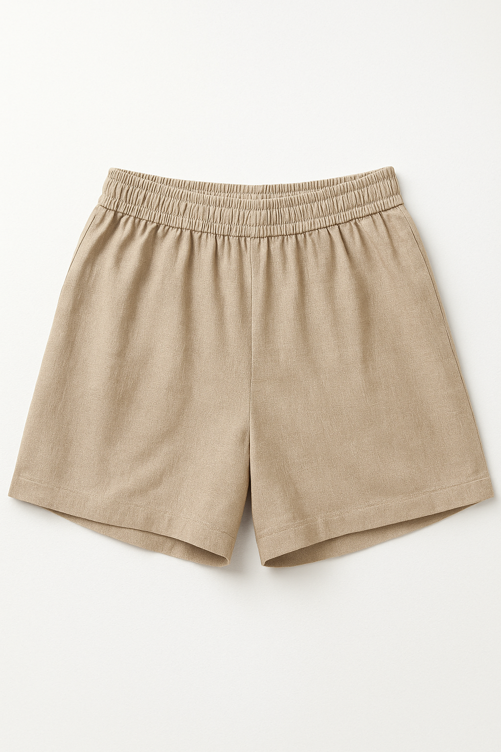 Shorts Para Mujer Basicos Con Elastico Y51103 Arena