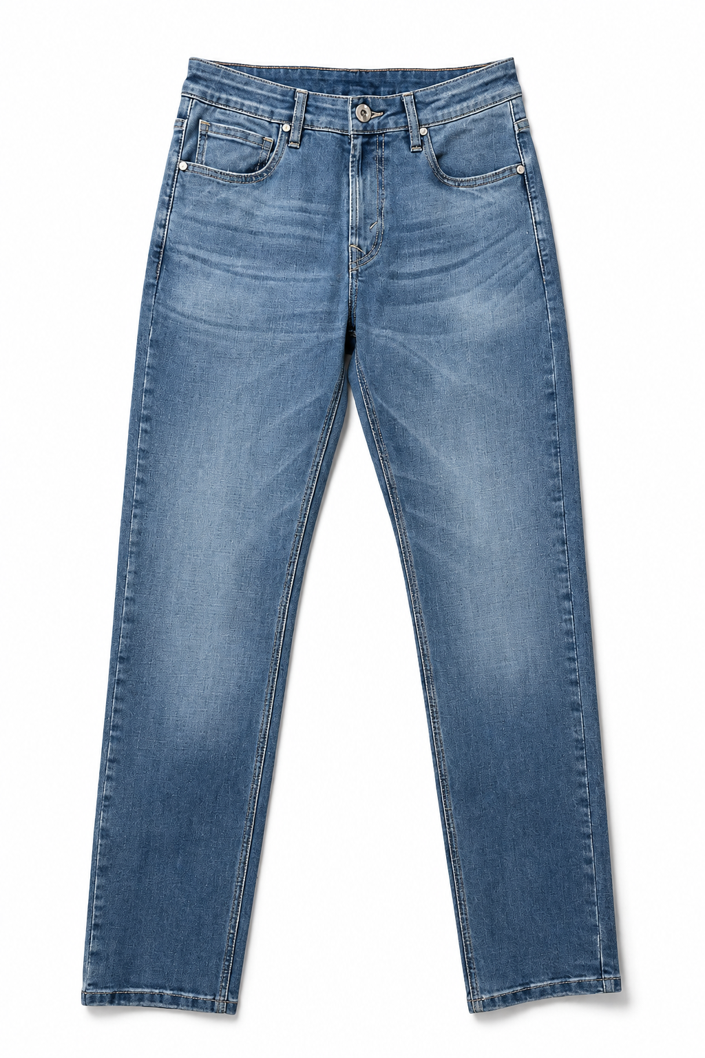 Jeans Para Hombre Mezclilla Doble Stone Slim J61102 Azul