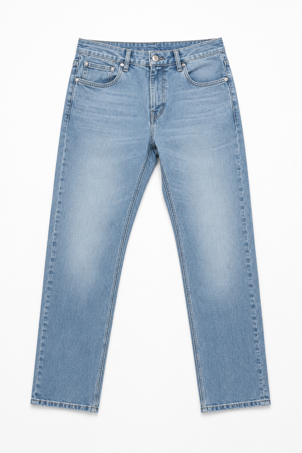 Jeans Para Hombre Mezclilla Bleach Slim J61101 Azul