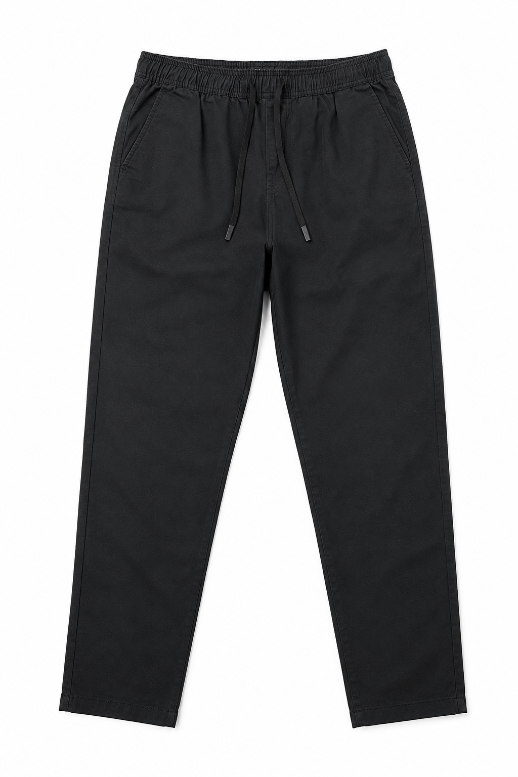 Joggers Para Hombre Pantalón Algodón Spandex Con Jareta GJOGGW Negro