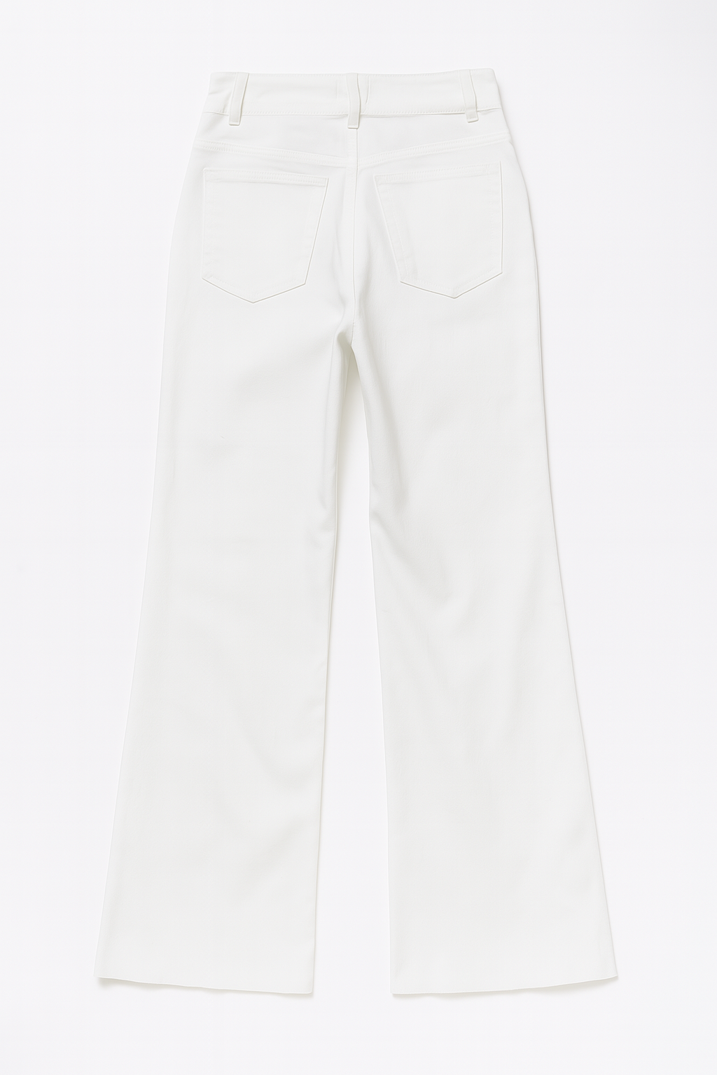 Jeans Para Mujer Wide Leg Mezclilla V51105 Blanco