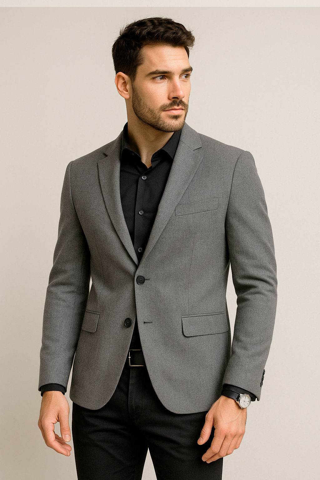 Sacos Para Hombre Liso De Punto FFILATY Oxford