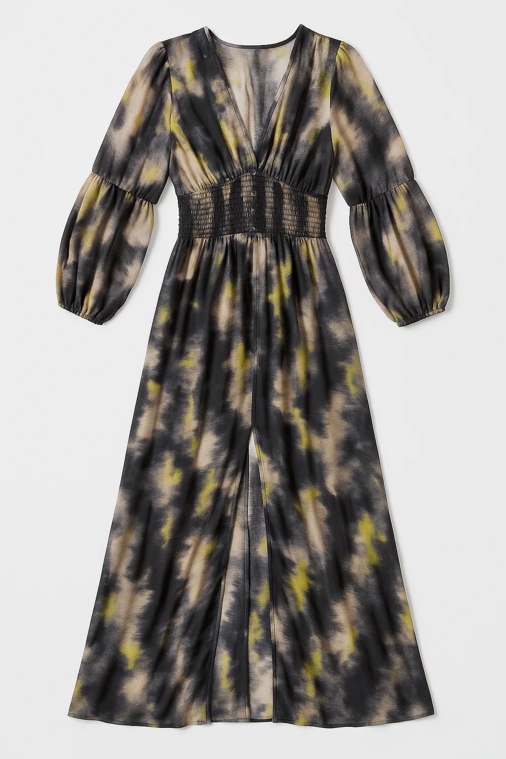 Vestidos Para Mujer Largo Smok Satinado S53103 Klim