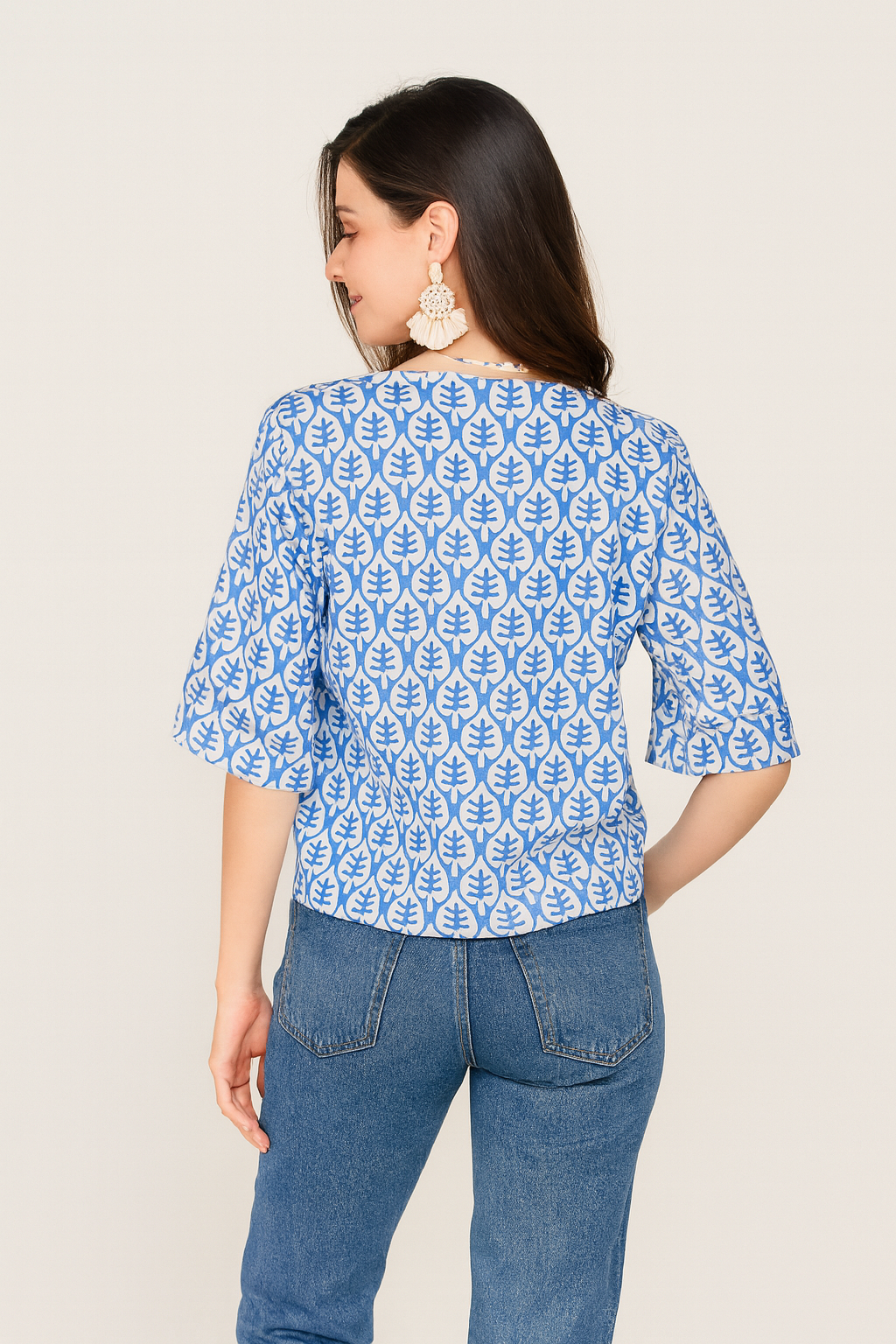 Blusas Para Mujer Tipo Lino Oversize N51127 Rey