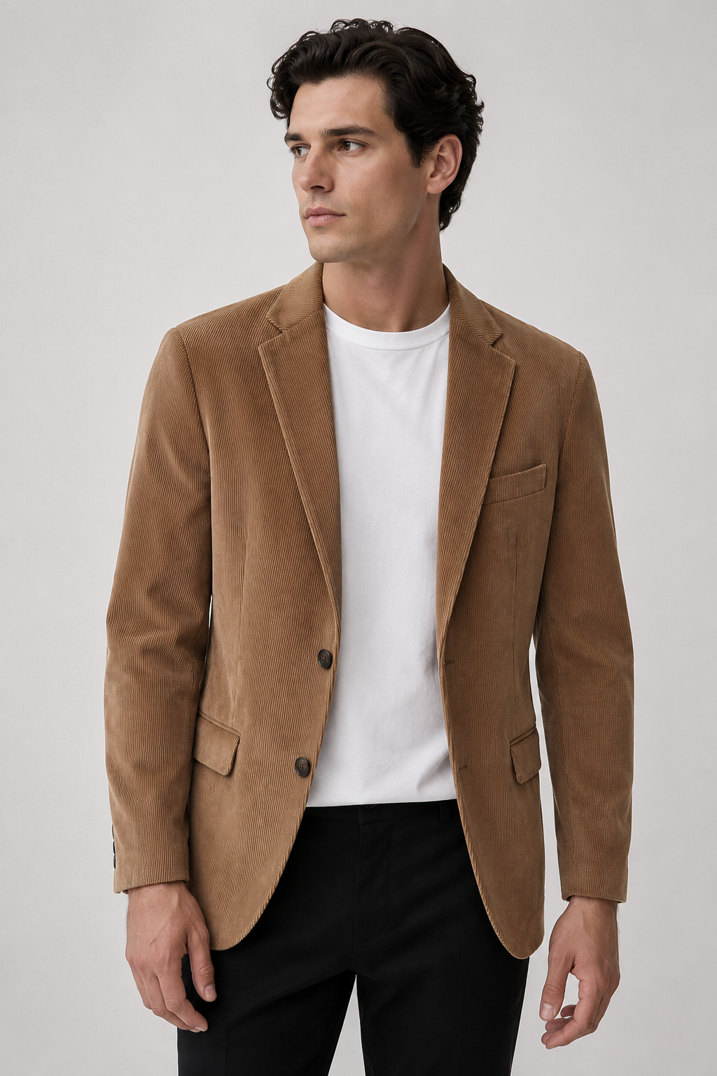 Sacos Para Hombre Tipo Pana FPANA Camel