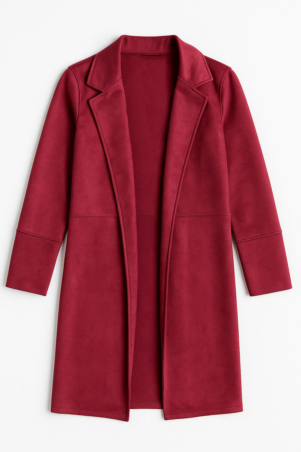 Abrigos Para Mujer Suede Zarga T53101 Vino