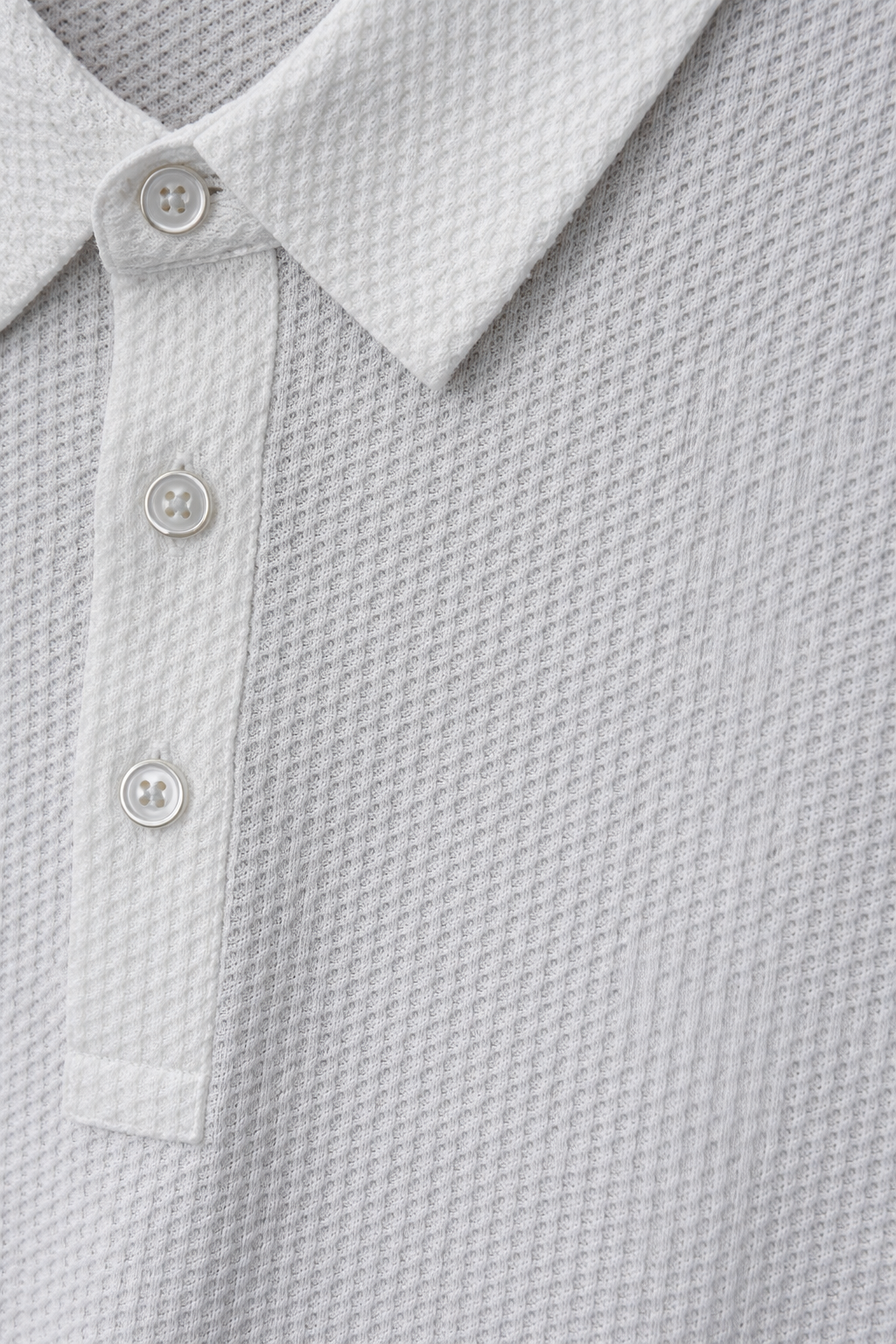 Playera Polo para Hombre Casual Jacquard Super Stretch Antiarrugas A61418 Hueso