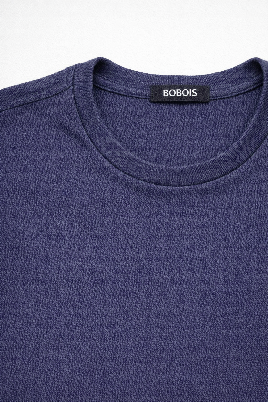 Playeras Para Hombre Manga Corta Con Textura A61302 Marino