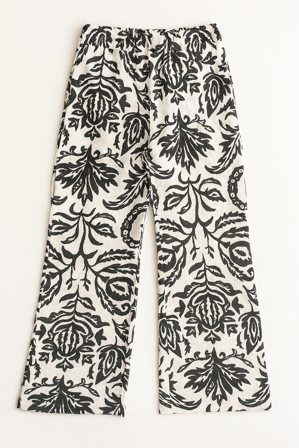 Pantalones Para Mujer Wide Leg Floreados W51122 Unico