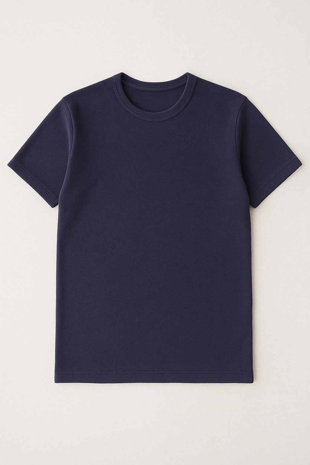 Playeras Para Hombre Slim Fit Microcostura A51301 Marino
