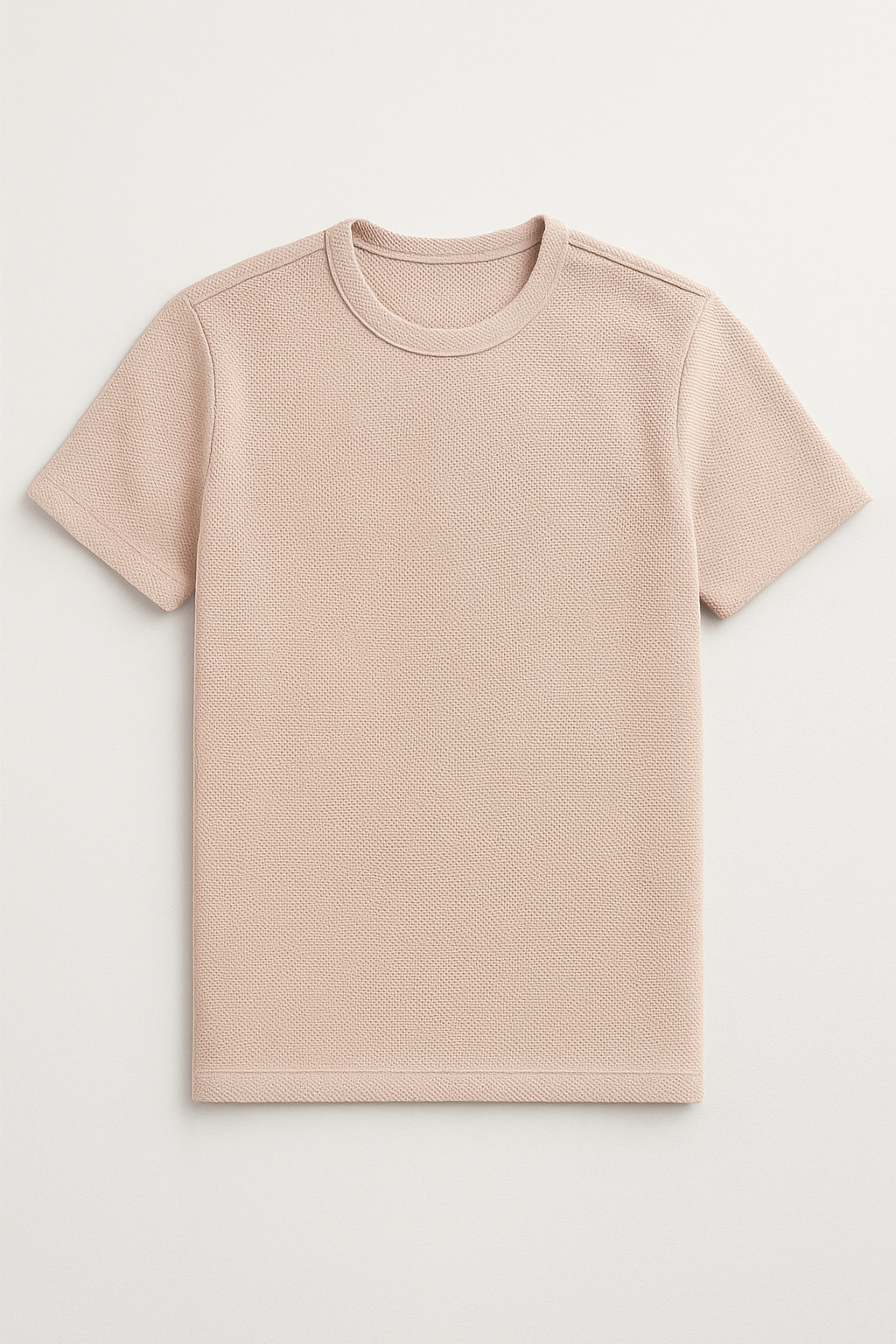 Playeras Para Hombre Slim Fit Textura A51303 Kaki