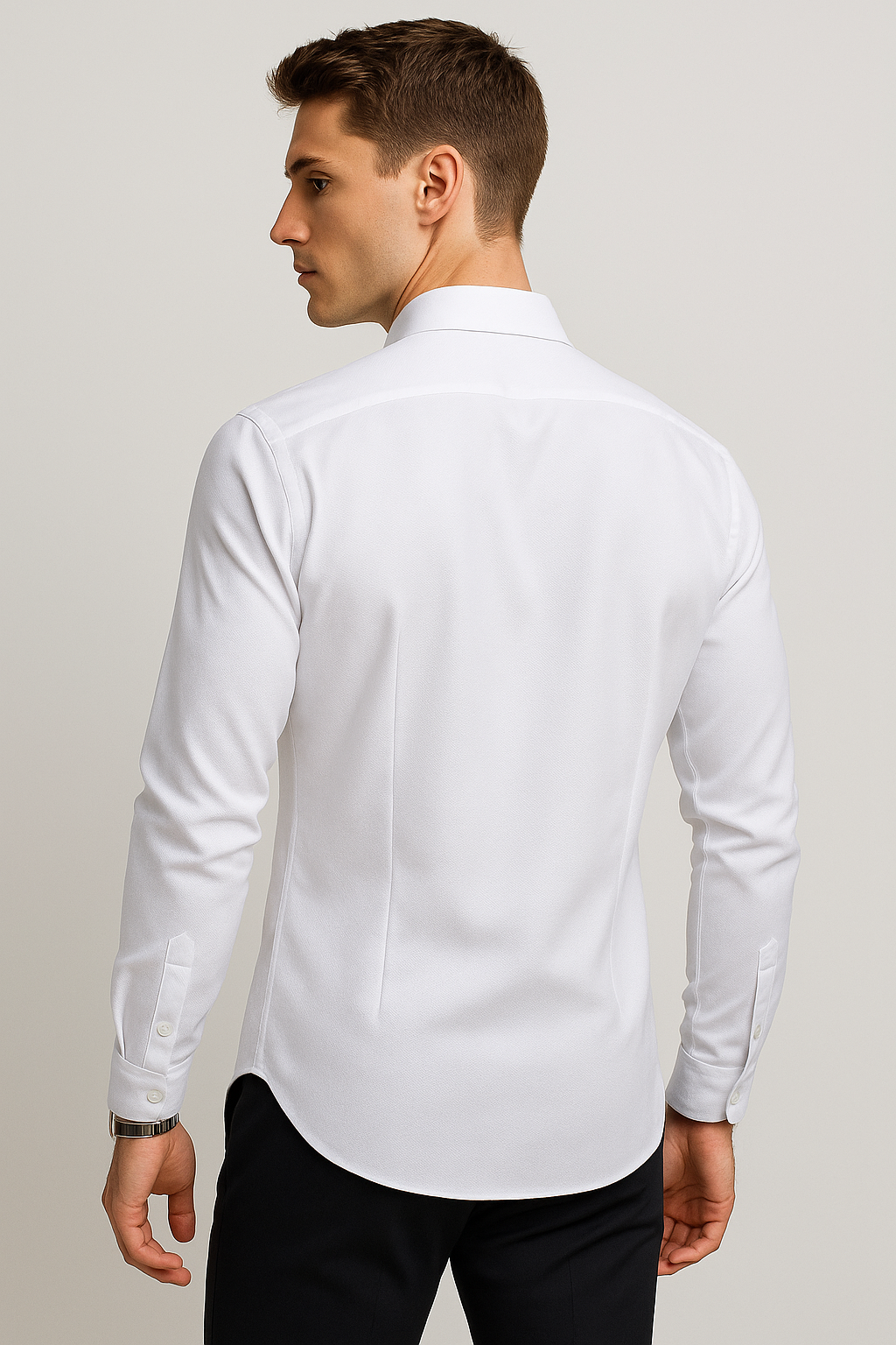 Camisas Para Hombre Slim Fit Textura B51311 1
