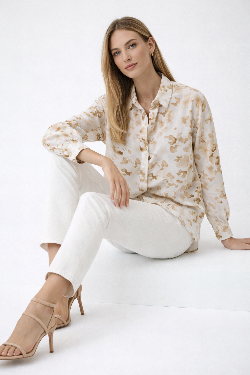 Blusas Para Mujer Camisera Animal Print N61113 Hueso