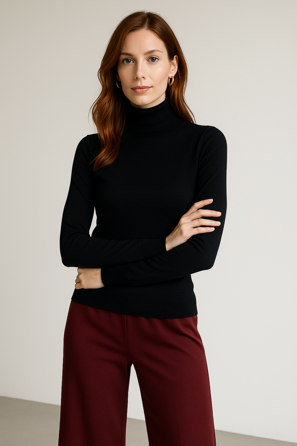 Sueteres Para Mujer Basico Cuello De Tortuga O43203 Negro
