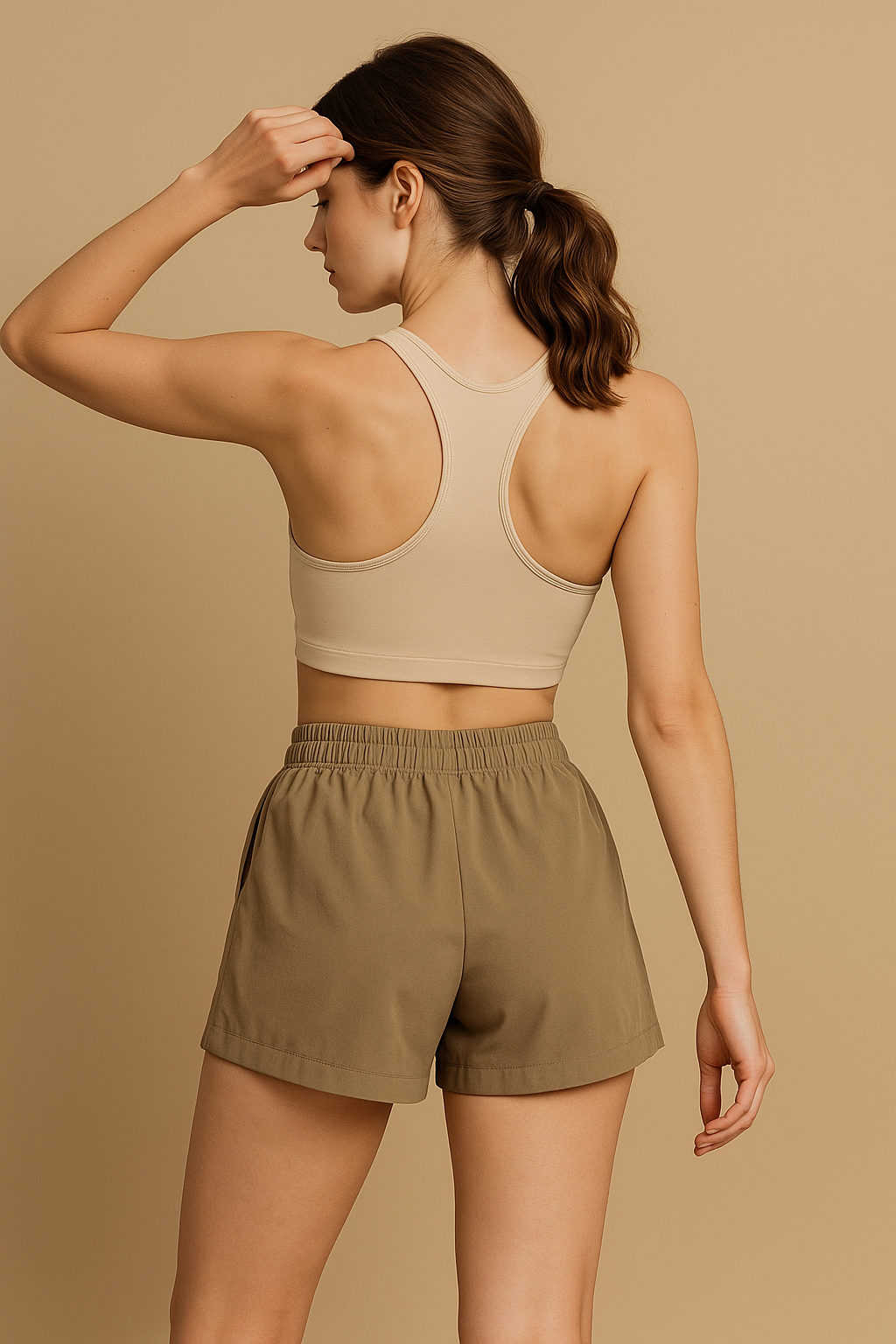 Tops Deportivos para Mujer Detalle Frontal JYMN00 Hueso