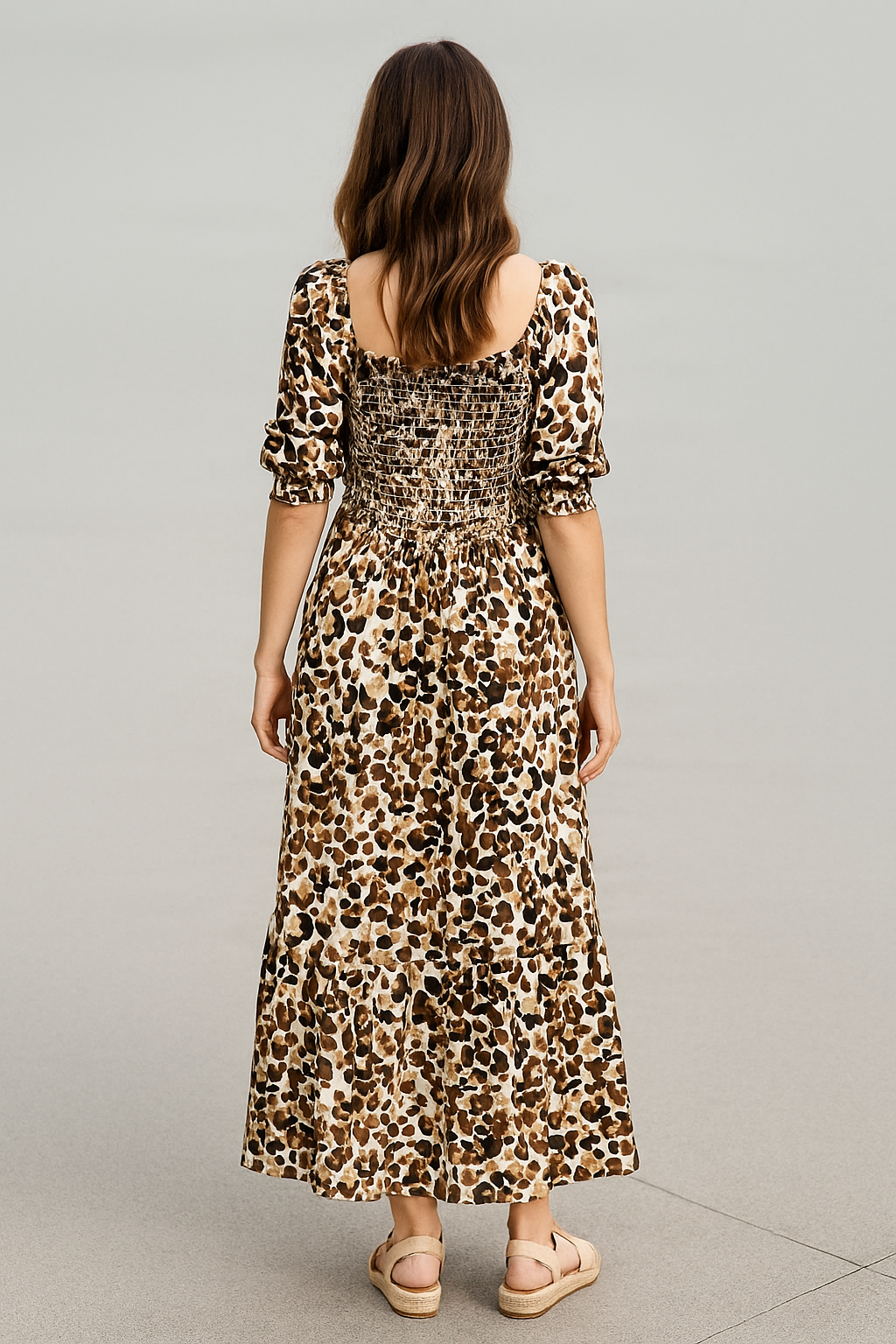 Vestidos Para Mujer Smock Animal Print S51126 Unico