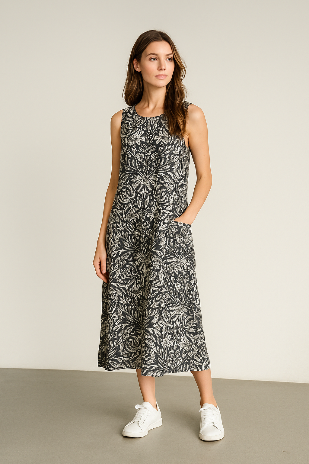 Vestidos Para Mujer Largo Floreado S51140 Unico