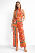 Pantalones Para Mujer Wide Leg Paisley W61111 Unico