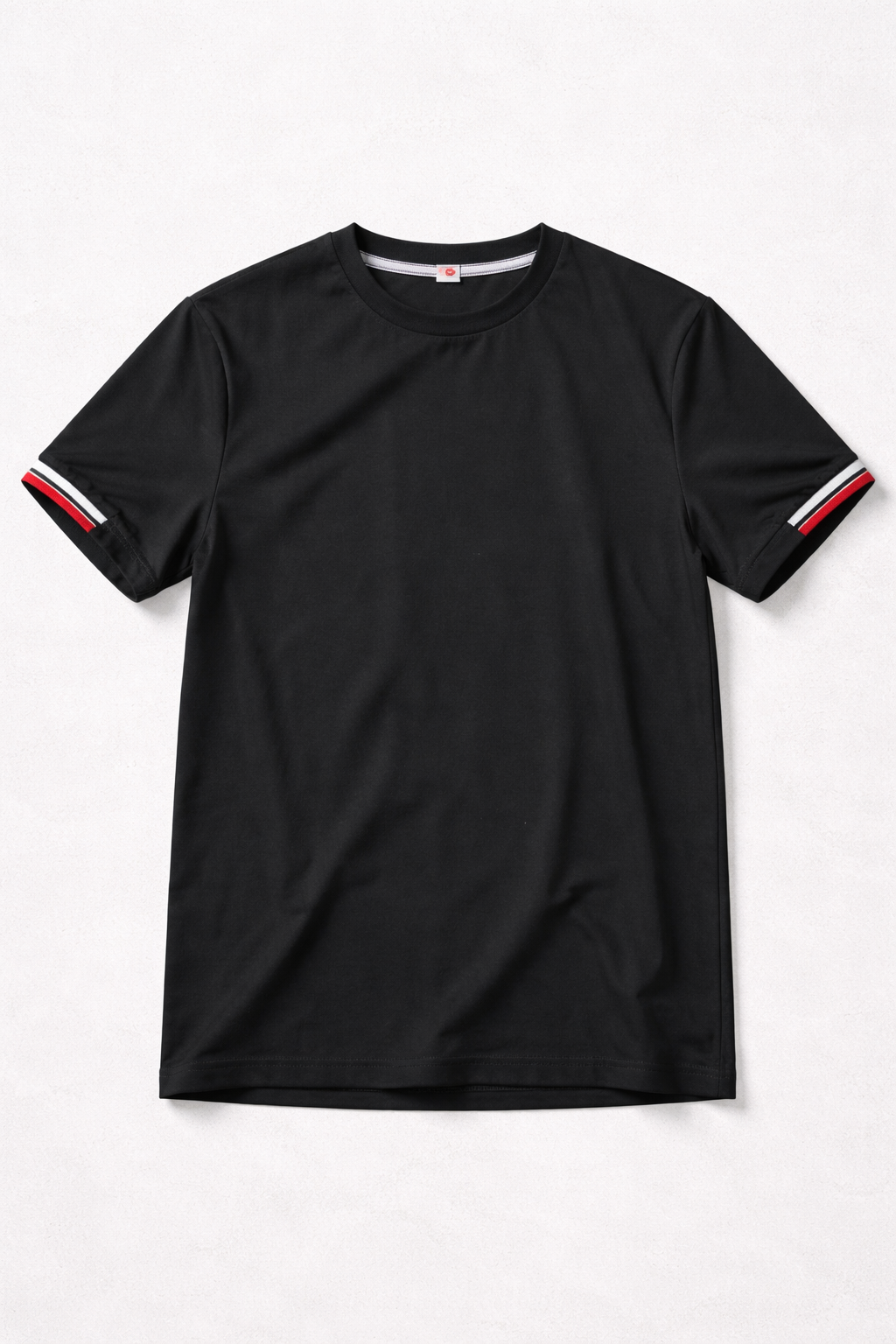 Playera para Hombre Cuello Redondo Antiarrugas Stretch A61404 Negro