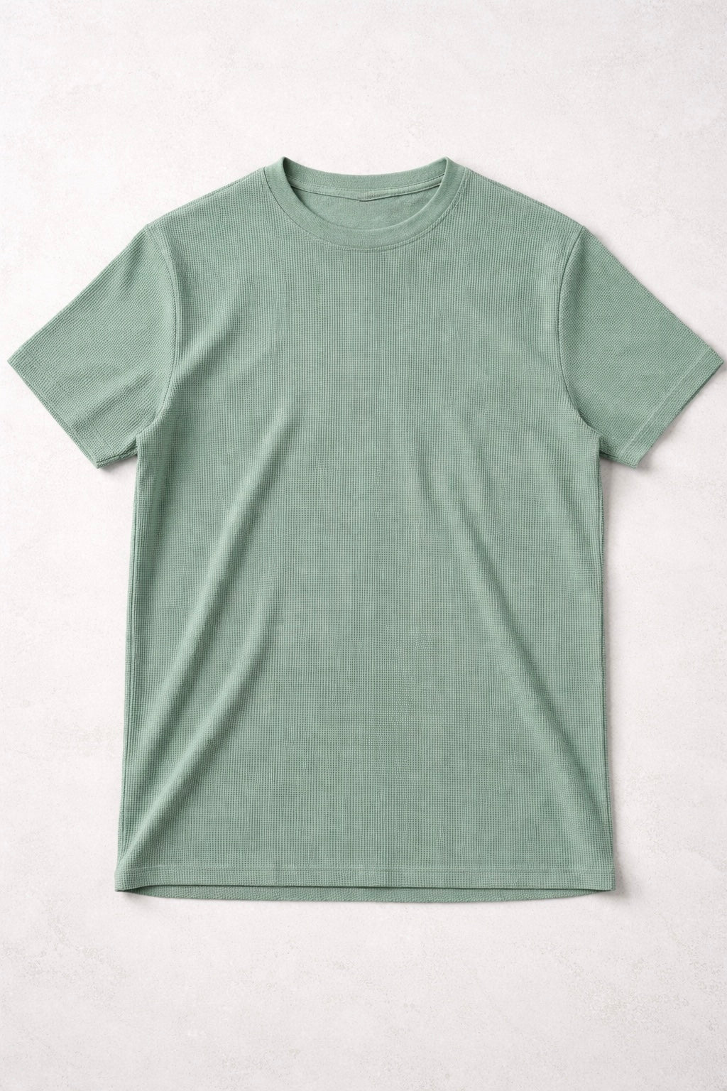 Playera para Hombre Cuello Redondo Antiarrugas Sport Transpirable A61405 Verde
