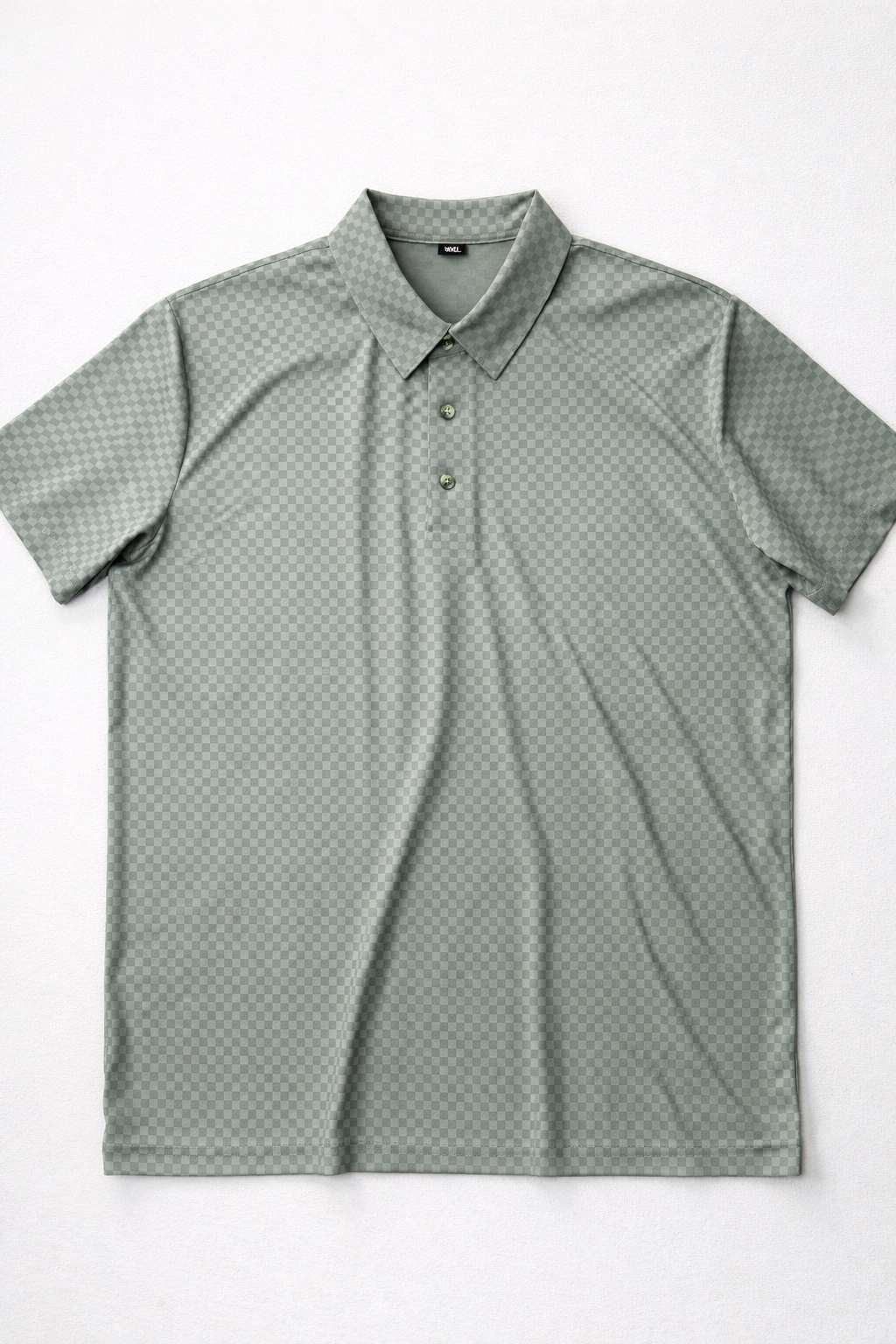 Playera Polo para Hombre Jacquard Antiarrugas Super Stretch A61412 Verde