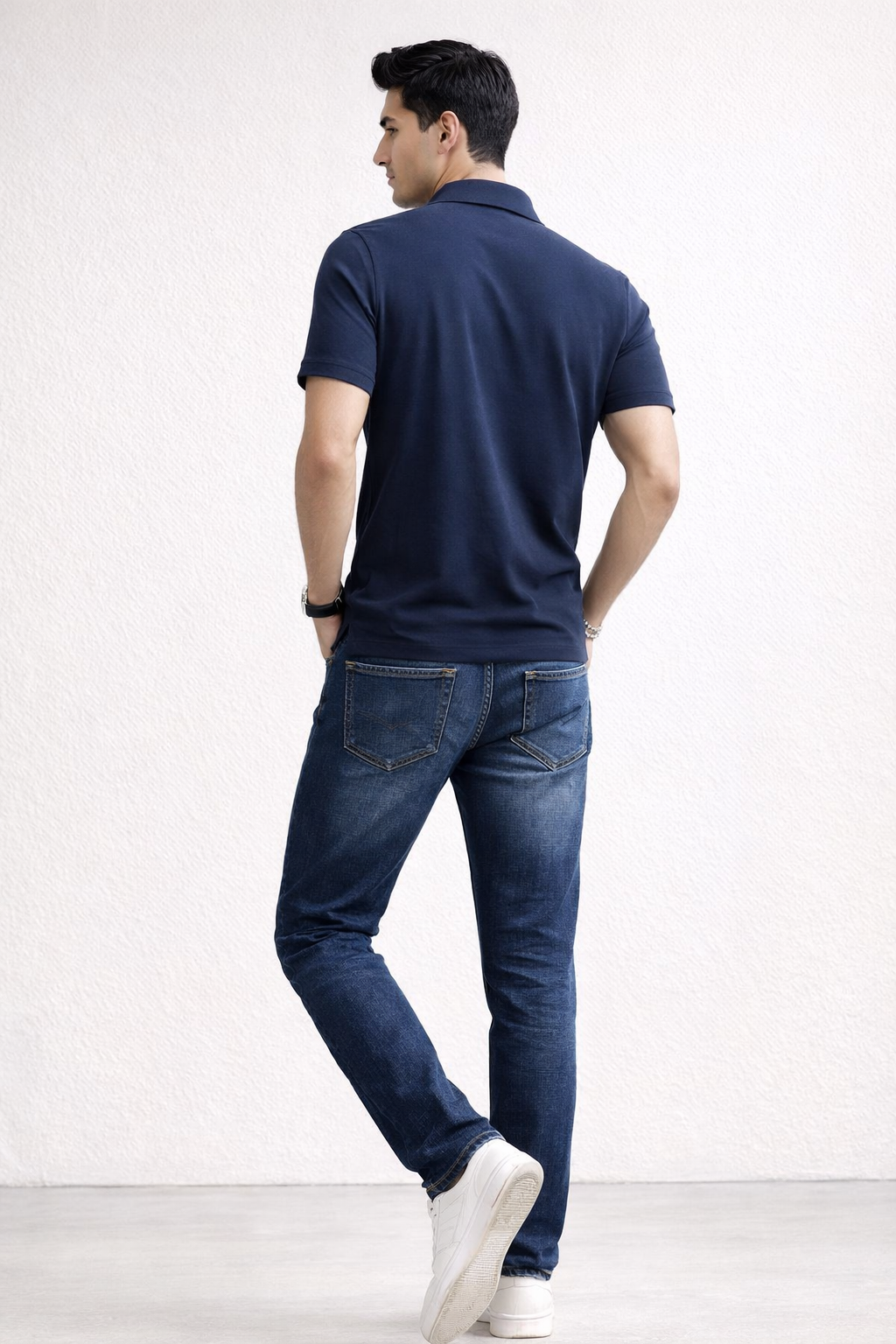 Jeans Para Hombre Mezclilla Stone Slim J61104 Azul