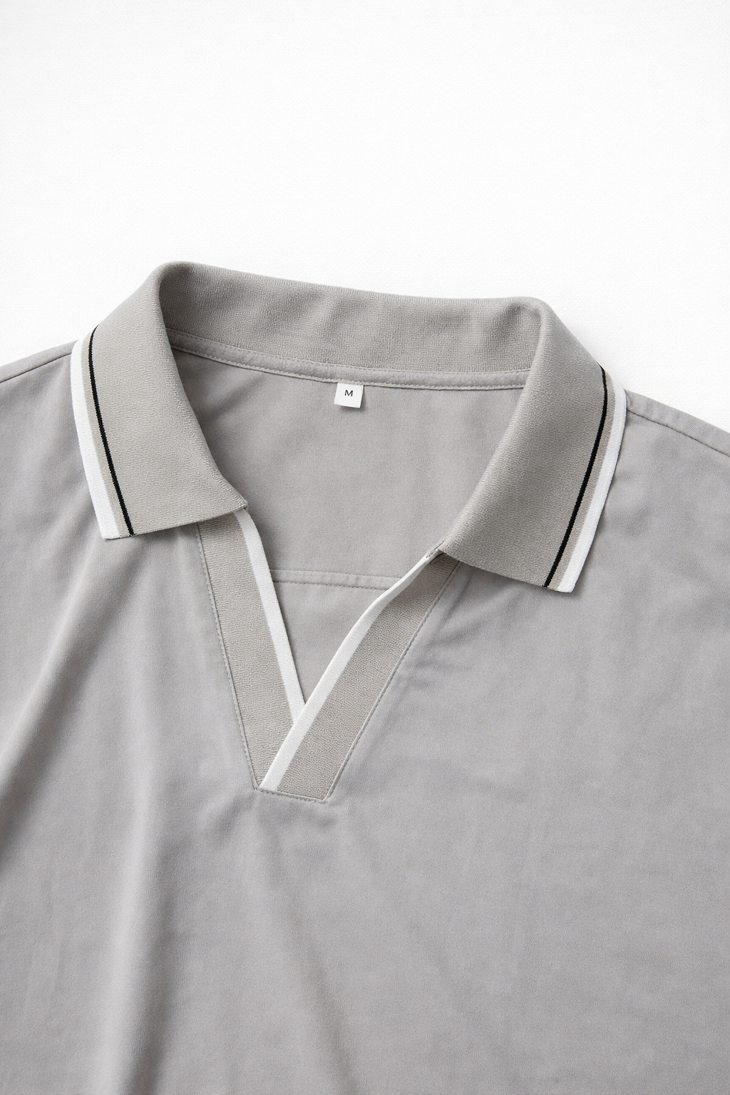 Playera Polo para Hombre Casual Antiarrugas A61416 Gris